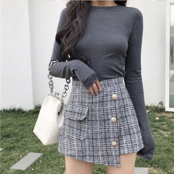 Plaid Mini Skort - Picture 5 of 14